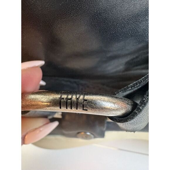 Frye Lena Harness Bootie 70275 Womens Black Leather Zipper Booties Boots - $268 - Picture 4 of 14